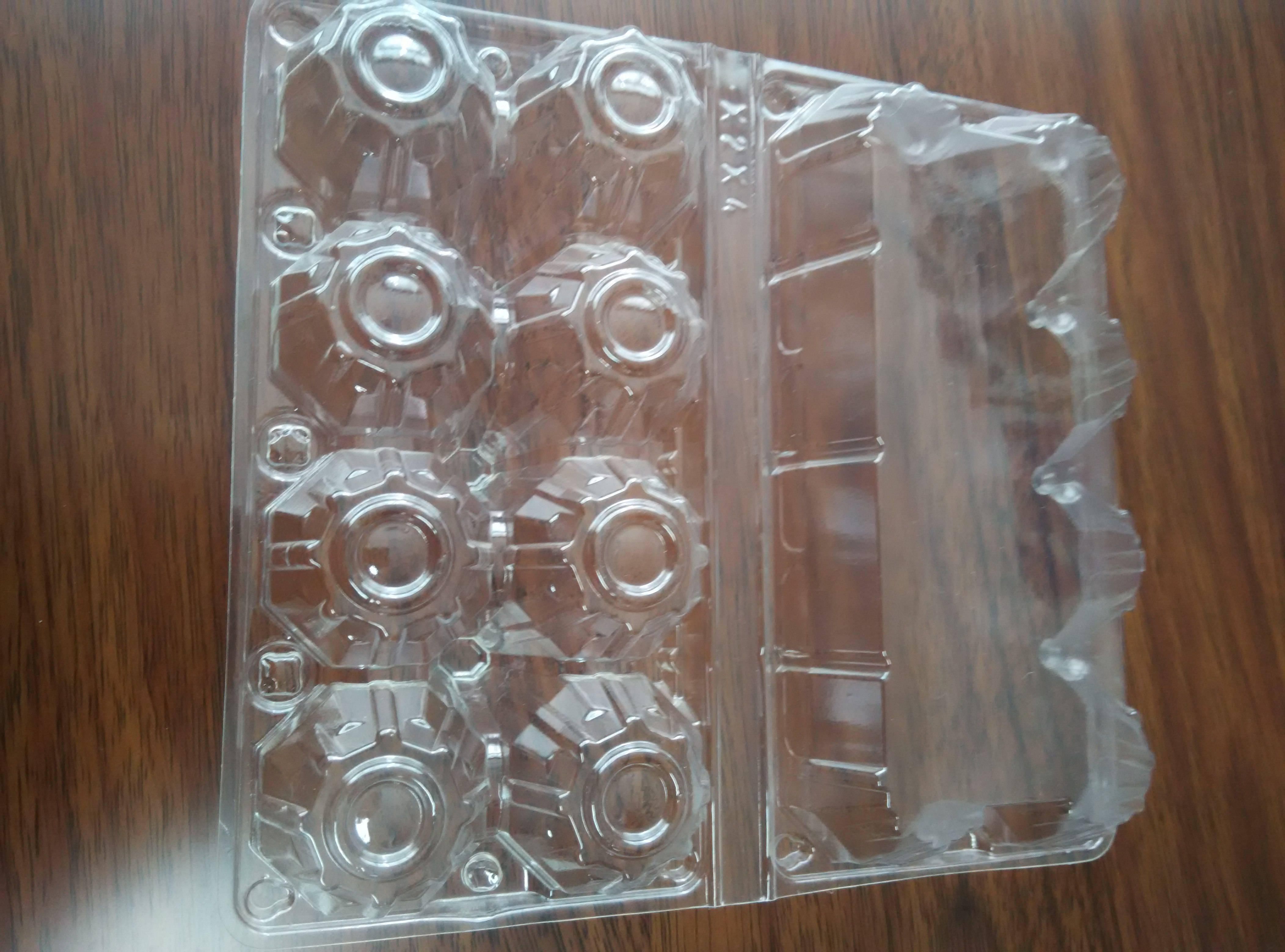 egg trays 6 holes 2*3 holes PVC / PET / APET... quail egg container blister products