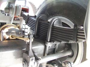 China Leaf Spring Suspension Semi Trailer Spare Parts With 10 Pieces Leafs W90mm * T16mm factory
