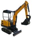 Hydraulic Crawler Excavator With Auger Farm Agriculture Digging Machine