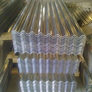China Z60 DX51D Galvanized Corrugated Roofing Sheet 0.1 - 2.5mm Regular Big Spangle factory