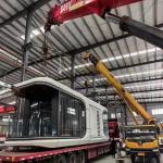 Steel Modular Luxury House Prefabricated Cabin Container Homes with Bathroom and