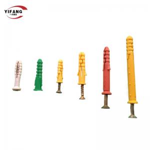 China High Bearing Capacity Plastic Expansion Anchor Plastic Wall Inserts For Screws factory