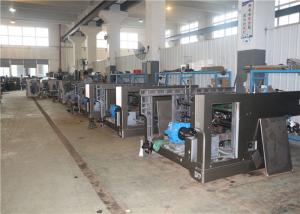 China PLC Touch Screen Screen Printing Press , Screen Printing Equipment 700mm Pile Height factory