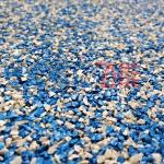Colorful EPDM Granules Flooring High Polymer Content For Playground / Yard
