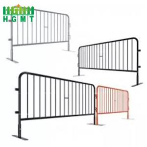 China America Market Temporary Portable Movable Metal Panels Crowd Control Printed Event Barrier Fencing for Sale factory