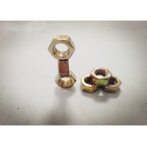 Safety Q235 6.2mm Thickness Carbon Steel Nuts , Hex Lock Nut Anti Corrosion