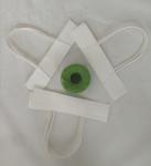 Paper bag handle for kraft paper shopping bag twisted handles in white brown
