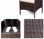 Elegant Design Wholesale Rattan Sofa Waterproof Design Indoor Outdoor Sofa Table