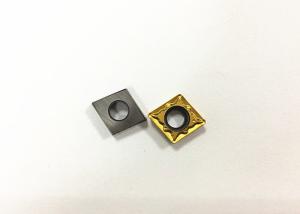 China Heat Resistance Pvd Coated Inserts / Metal Ceramic Lathe Inserts ISO9001 Approval CCMT09 factory