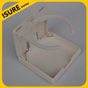 China ISURE MARINE Boat Yacht Cup Holder White Nylon Adjustable Folding Drink Holder factory