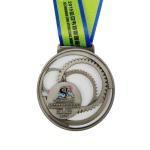 Bicycle Race Awards Custom Cycling Medals Soft Enamel / Hard Enamel