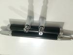 5D Eyebrow Microblading Manual Tattoo Pen with Wood Double Head , Cosmetic