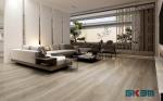 5mm White Cherry Rigid Luxury Vinyl Flooring Plank Fireproof Anti Scratch