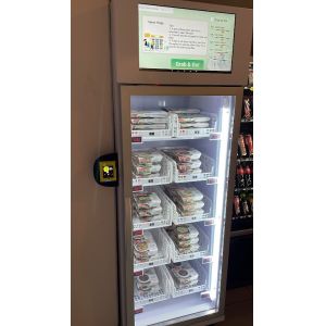Smart Fridge Vending Machine For Frozen Products Ice Cream Ice Cubes Adjustable