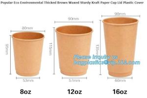 China 100% Biodegradable Disposable PLA Coated Coffee Paper Cup,9oz hot coffee paper cup with lids/ coffee to go cups/ oem dis factory