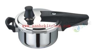 China Triple bottom stainless steel Pressure cooker,thickness 1.0mm factory