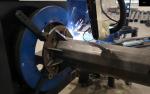 Robot Base Plate Welding Machine Model RW-120/300