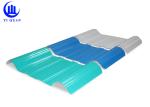 Apvc Plastic Composite Wave Roof Tiles ASA Layer Decorative 2.5 Mm Thickness