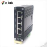 Industrial Ethernet Switch 4-Port 10 / 100 / 1000Base-T To 100 / 1000Base-X SFP