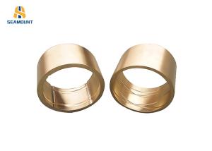 China CNC Machined Thread Copper Bearing Tin Bronze Brass Sleeve Bushing factory