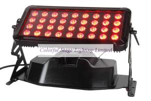 China LED UPlighting 36*10W RGBW 4 in 1 Waterproof LED Wall Washer Light factory