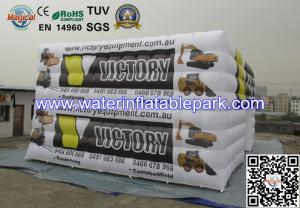 China Advertising Large Inflatable Cube Tent Marquee Rental For Amusement Park factory
