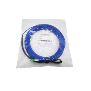 Pre Terminated FTTH Armoured Fiber Optic Patch Cord LC APC UL V0 Flame Retardant