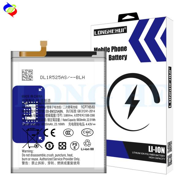 6000mAh Capacity Gray Rechargeable Replacement Battery for Samsung M32 4G EB