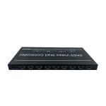 Hdmi 9 Port Video Wall Controller 1X2 2X2 1X3 3X3 4K Display