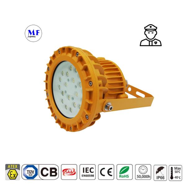 Atex Certified Explosion Proof Light IP66 Ik10 For Gas Station Oil Industry
