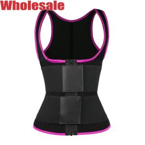 China 6X 9 Steel Bone Waist Trainer Sauna Belt With Neoprene For Weight Loss factory
