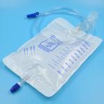 Screw Valve Nephrostomy Drainage Bag , 2000ml Sampling Port Nephrostomy Tube Bag