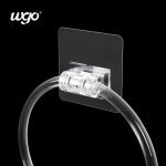 PC Material Bathroom Towel Ring Holder Adhesive ISO9001 160mm Diameter