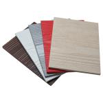 Green Material 6mm 8mm Thickness Villa Exterior Wood Grained Fiber Cement Siding