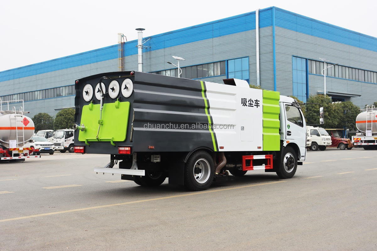 Pure Electric Outdoor Sanitation Cleaning Truck 8CBM Vacuum Road Sweeper Truck