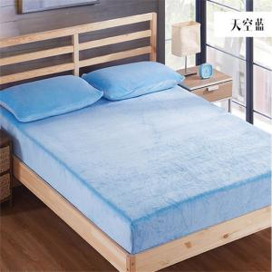 China Safe Rest Memory Foam Mattress Protector 100 Cotton Flannel Material Full Size Purple Color factory