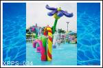 Customized Fiberglass Flower Spray Park Equipment, Family Entertainment Water