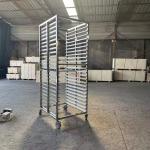 15 Layer Stainless Steel Bakery Tray Rack Trolley For Cooking Bakery Ovens