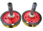 Wheel Set Crane Spare Parts , Construction Machinery Bridge Crane Wheels