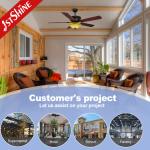 Low Noise Energy Saving Classical 5 Blades Ceiling Fan Engineering Model For