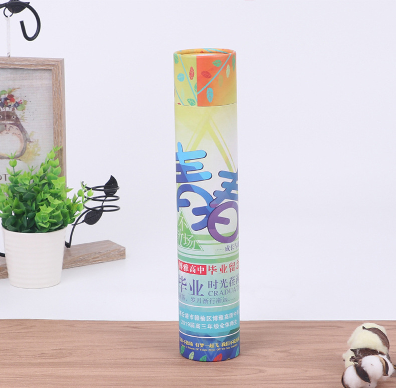 Embossing Tea Cylinder Packaging