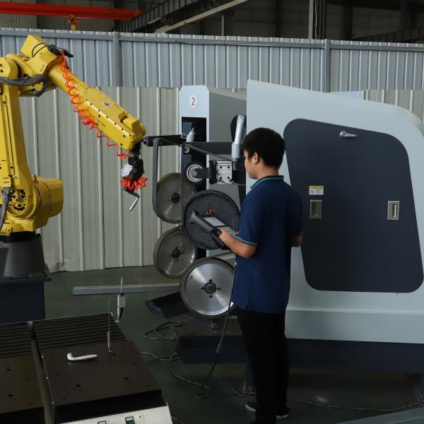 Fully Automatic Grinding and Polishing Robot, Integrated Robotic Deburring