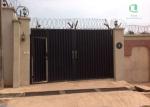 Concertina Razor Barb Wire Tape Fence for Nigeria 10m Galvanized Military Fence