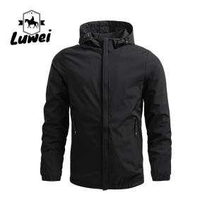 China Lightweight Windproof Full Sleeve Quick Dry Outdoor Utility Shell Men's Hooded Windproof Outdoor Sports Jacket factory