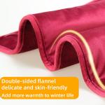 Rechargeable Heating Pad Graphene Electric Heating Throw Blanket Washable