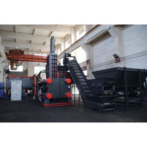 150mm Diameter Steel Briquette Machine With PLC Control High-Efficiency Scrap Compactor Scrap Alloy