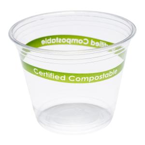 China Bulk Clear Biodegradable PLA Cups For Espresso Coffee Customized factory
