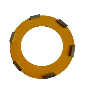 China 240mm Klindex Diamond Grinding Ring Wheel For Terrazzo / Concrete factory