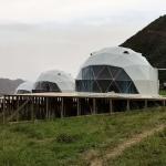 6m Geodesic Pop Up Dome Tent 2 To 6 People Capacity Glass Window