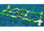 Kids / Adults Inflatable Aqua Park With Various Sport Game Customized Size